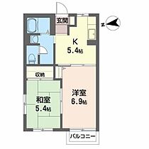 フェリ－スＫ　II 102 ｜ 岩手県花巻市諏訪町１丁目11-4（賃貸アパート2K・1階・40.00㎡） その2