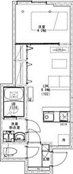 KEIAI RESIDENCE 清瀬 VI 1LDKの間取図画像