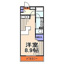 間取図画像 1K
