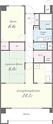 ステラコート 2LDKの間取図画像