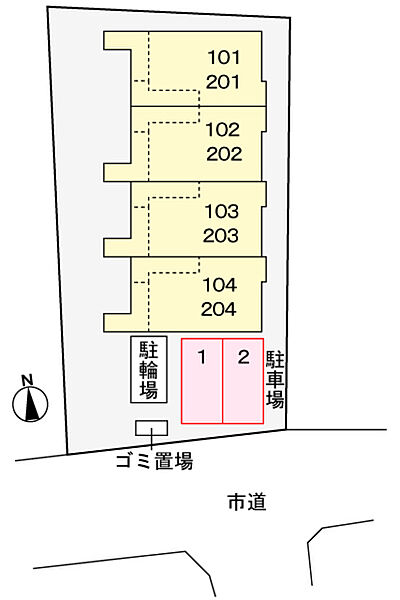 メゾン　ド　フルールII 204｜香川県高松市福岡町３丁目(賃貸アパート1R・2階・37.62㎡)の写真 その19