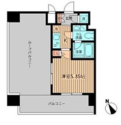 RESIDIA大森 ワンルームの間取図画像