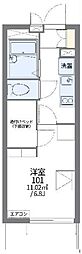 レオパレスエスペランサ野上 1Kの間取図画像