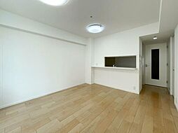 東京メトロ有楽町線 新富町駅 徒歩6分の賃貸マンション 5階2LDKのリビング/ダイニング