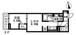 (仮)練馬区錦2丁目新築共同住 1LDKの間取図画像