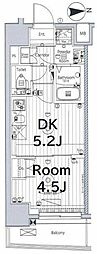 メイクス西新井大師 1Kの間取図画像