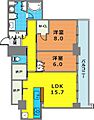 ライオンズタワー神戸元町24階26.0万円