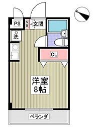 TSハウス ワンルームの間取図画像