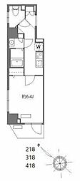 N-stage西船橋市川 1Kの間取図画像