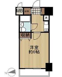 ライオンズマンション本厚木第3 1Kの間取図画像