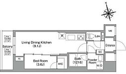 間取図画像 1LDK