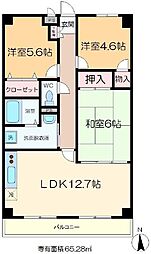 間取図画像 3LDK