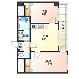 阪神なんば線 千鳥橋駅 徒歩7分 3階/-