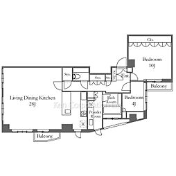間取図画像 1SLDK
