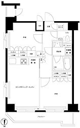 ルーブル西新井 1SLDKの間取図画像
