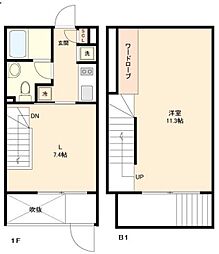 GRANPASEO新宿 1LDKの間取図画像