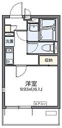 レオネクスト東向島 1Kの間取図画像