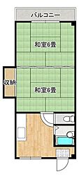 間取図画像 2DK