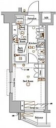 AXAS板橋本町3 1Kの間取図画像