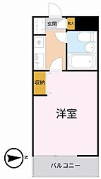 上板橋ダイカンプラザシティ 1Kの間取図画像