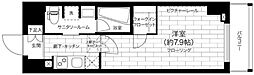 ステージグランデ亀有アジールコート 1Kの間取図画像
