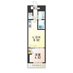 近鉄けいはんな線 吉田駅 徒歩1分 4階/-