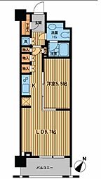 プライムアーバン日本橋横山町 1LDKの間取図画像