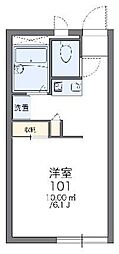 レオパレストゥルヌソル 1Kの間取図画像