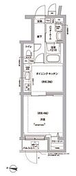 RELUXIA方南町II 1DKの間取図画像