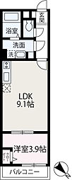 MIRTO和光 1LDKの間取図画像