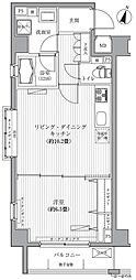 メゾンカルム西新宿 1LDKの間取図画像