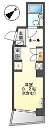 セリーヌ池尻大橋 ワンルームの間取図画像