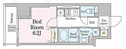 RESIDIA笹塚3 1Kの間取図画像
