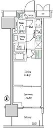 ブルックサイドレジデンス木場 2Kの間取図画像