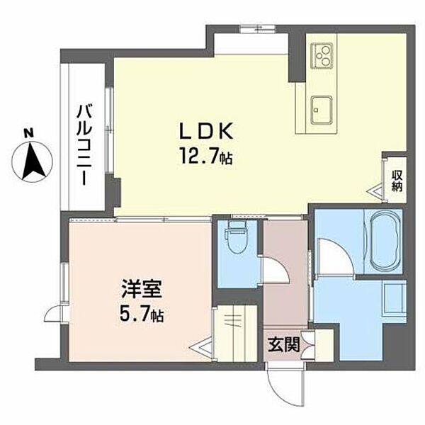 シャーメゾン南田辺 0201｜京都府舞鶴市字南田辺(賃貸マンション1LDK・2階・43.52㎡)の写真 その2