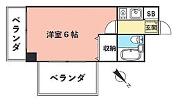 ライオンズマンション亀戸第7 1Kの間取図画像