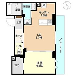 西東京市富士町4丁目マンション 1LDKの間取図画像