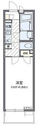 CLEINOきよらか 1Kの間取図画像