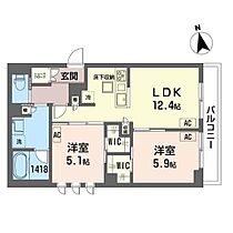 ボー　ペイサージュ 00202 ｜ 東京都台東区橋場２丁目6-11（賃貸マンション2LDK・2階・58.07㎡） その2