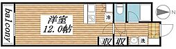モンテ・オーロ ワンルームの間取図画像
