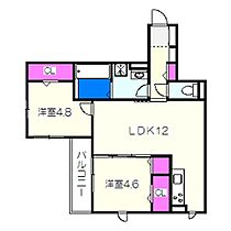 Rue colline三国ヶ丘  ｜ 大阪府堺市堺区中三国ヶ丘町４丁（賃貸アパート2LDK・2階・53.10㎡） その2