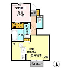 物件の間取り