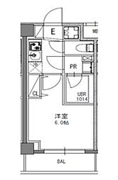 S-RESIDENCEGYOTOKU 1Kの間取図画像