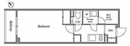 ACPレジデンス新江古田 1Kの間取図画像