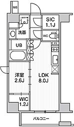 SEASONFLATS新高円寺 1LDKの間取図画像