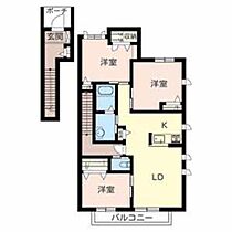 シャトー・デ・バレ福崎 B201 ｜ 兵庫県神崎郡福崎町福崎新133-1（賃貸アパート3LDK・2階・85.42㎡） その2