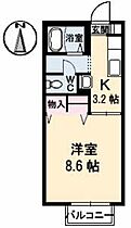 杉乃子ハイム A0102 ｜ 岡山県岡山市北区花尻ききょう町1-101（賃貸アパート1K・1階・28.33㎡） その2