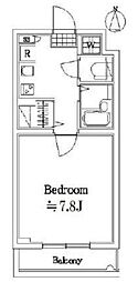 サンテミリオン千歳烏山 1Kの間取図画像