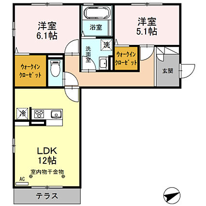 光レジデンスA_間取り_0