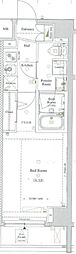 アゼスト光が丘 1Kの間取図画像